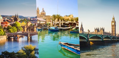 3 billige flybilletter til Malta, London og Prag fra kun 191,- 3 billige flybilletter til Malta, London og Prag fra kun 191,-
