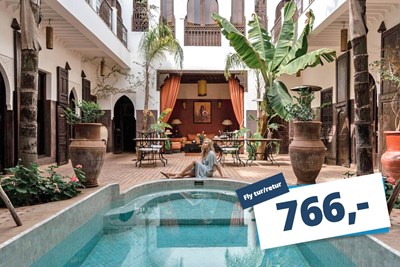 Flyv til fortryllende Marrakech fra kun 717,- Flyv til fortryllende Marrakech fra kun 717,-