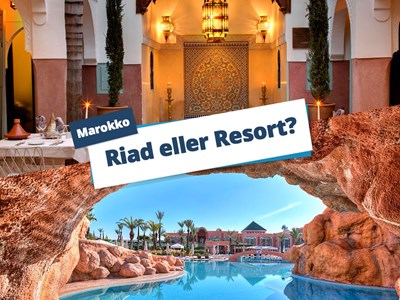 Riad eller Resort i Marokko fra kun 3104,- inkl. fly og 4-stjernet hotel