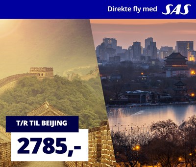 Beijing t/r uden mellemlandinger for kun 2785,- ✈️
