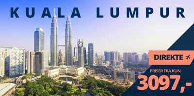 Opdag Malaysia fra kun 3097,- Opdag Malaysia fra kun 3097,-