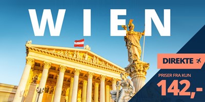 WOW – Flyv direkte til Wien fra kun 142,- WOW – Flyv direkte til Wien fra kun 142,-
