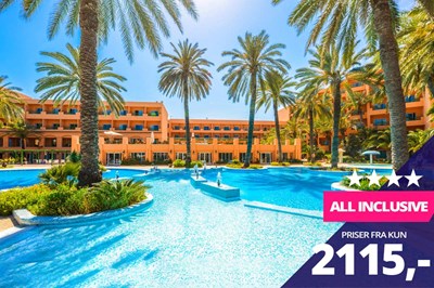 4-stjernede rejser med ALL INCLUSIVE fra kun 2115,- 4-stjernede rejser med ALL INCLUSIVE fra kun 2115,-