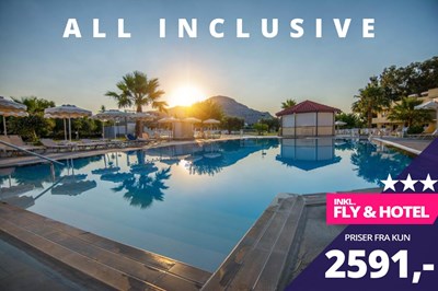 Ferie med ALL INCLUSIVE fra kun 2591,- ☀️?