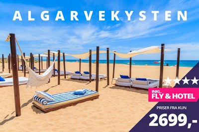 4-stjernede sensommerrejser til Algarvekysten fra kun 2699,-☀️? 4-stjernede sensommerrejser til Algarvekysten fra kun 2699,-☀️?