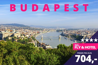 Budapest fra kun 704,- inkl. fly & hotel! ?