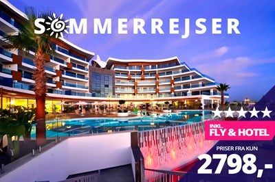 5-stjernede sommerrejser i det nye år fra kun 2798,- (Mange med All Inclusive) 5-stjernede sommerrejser i det nye år fra kun 2798,- (Mange med All Inclusive)