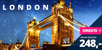 Juleshopping i London fra kun 248,- Juleshopping i London fra kun 248,-