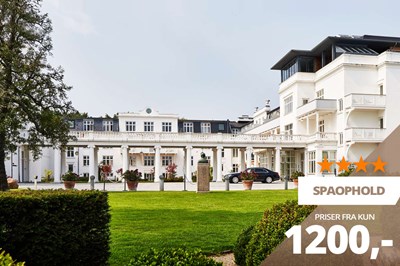 Spaophold på Kurhotel Skodsborg fra kun 1200,- Spaophold på Kurhotel Skodsborg fra kun 1200,-