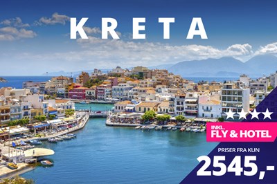 2021-rejser til skønne Kreta fra 2545,- ?? ☀️