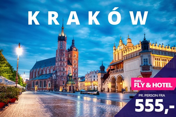Udenrigsministeriet har netop lempet rejsevejledninger til en række attraktive destinationer som Kraków?