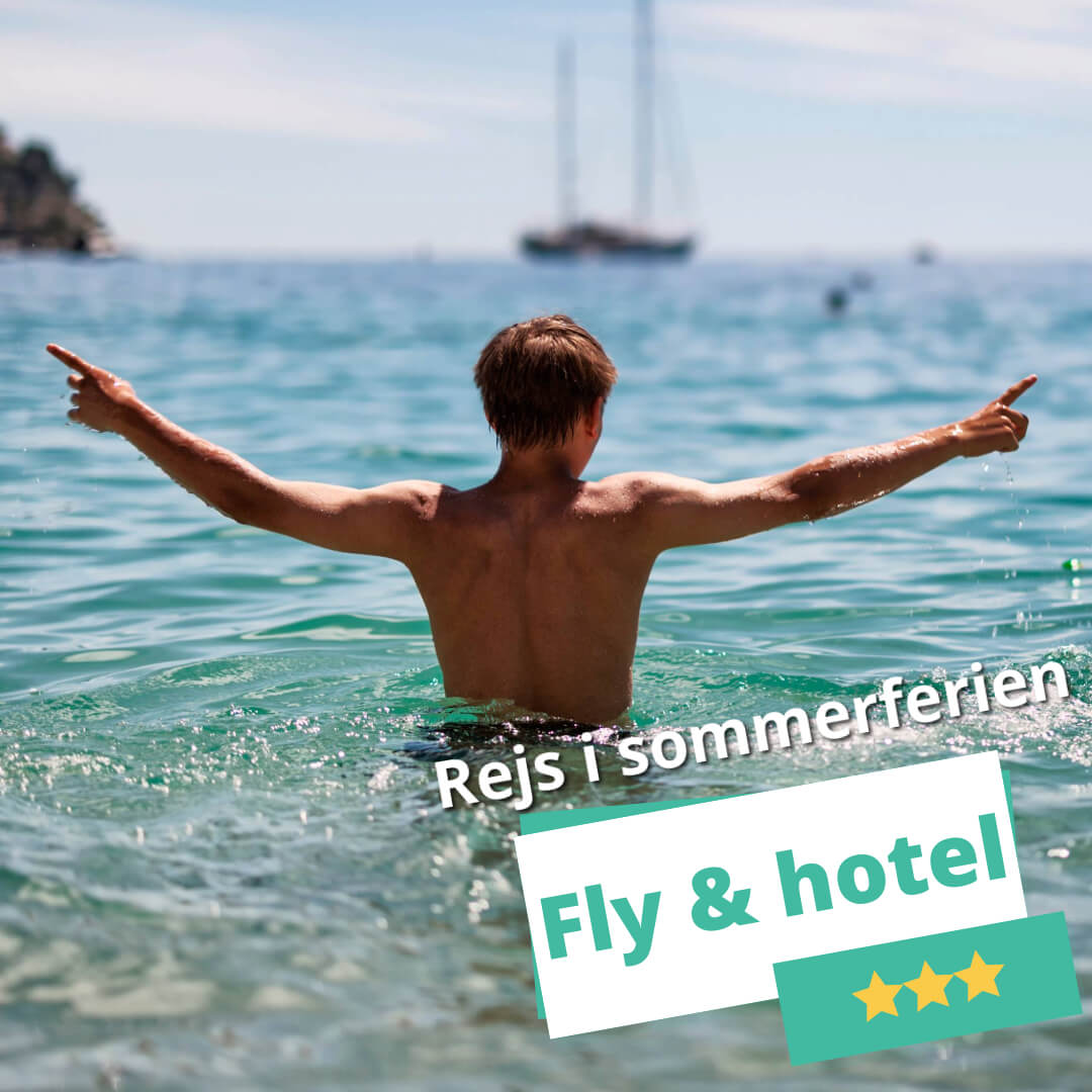 Billige rejser sydpå i skolernes sommerferie!⛱☀️