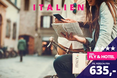 Vildt lækre storbyrejser til Italien fra kun 635,- Inklusiv fly og hotel!✈??