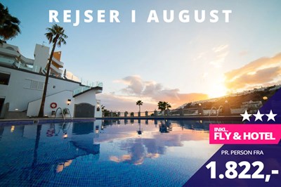 Rejser i august til 3x populære feriemål ✅ Priser fra kun 1.822,- ? Rejser i august til 3x populære feriemål ✅ Priser fra kun 1.822,- ?