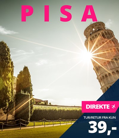 Rekord billige flybilletter til Pisa✈ Rekord billige flybilletter til Pisa✈