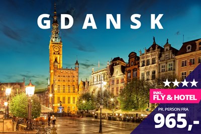 Forlænget weekend i Gdansk fra 965,-✨ Forlænget weekend i Gdansk fra 965,-✨