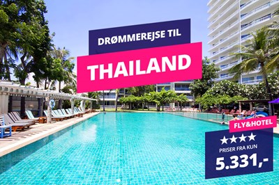14 nætters drømmerejse til Thailand fra kun 5.331,- inkl. fly og 4-stjernet hotel