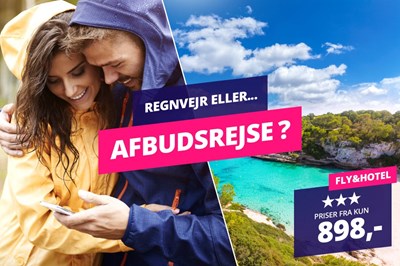 Pak kufferten og lad regnjakken blive hjemme ?☀ Afbudsrejser fra kun 898,-✅ Pak kufferten og lad regnjakken blive hjemme ?☀ Afbudsrejser fra kun 898,-✅