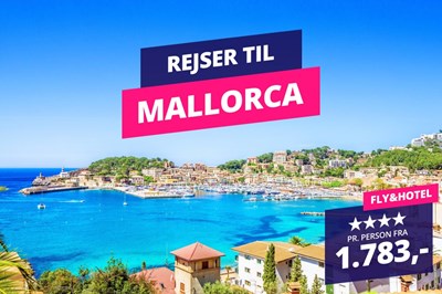 4-stjernede afbudsrejser til Mallorca fra kun 1.783,-