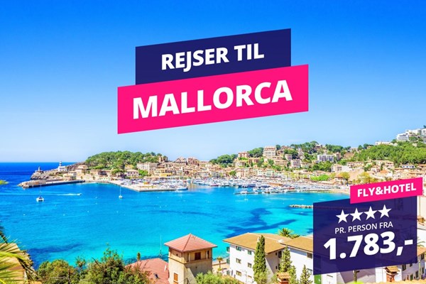 4-stjernede afbudsrejser til Mallorca fra kun 1.783,-