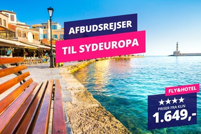4-stjernede rejser til Sydeuropa fra 1.649,- 4-stjernede rejser til Sydeuropa fra 1.649,-