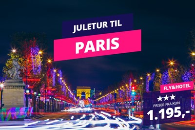 Hvem skal på en billig juletur til Paris?