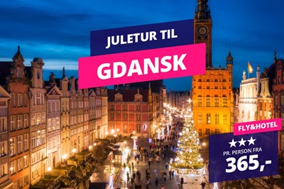Juletur til Gdansk fra kun 365,- ?
