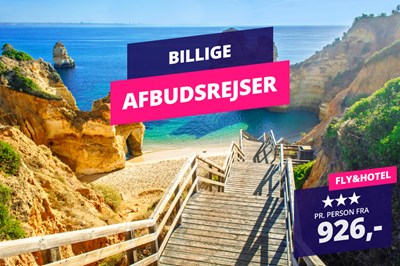 Billige afbudsrejser fra kun 926,- Billige afbudsrejser fra kun 926,-