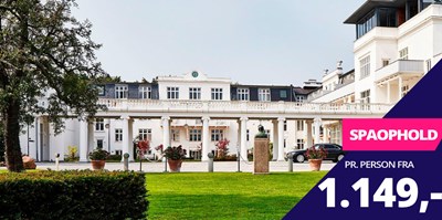 Oplagt julegave: Kurhotel Skodsborg m/middag, morgenmad og spa for 1.149,-