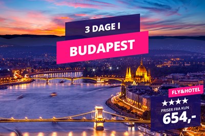 3 dages vinterferie i Budapest for 654,-?