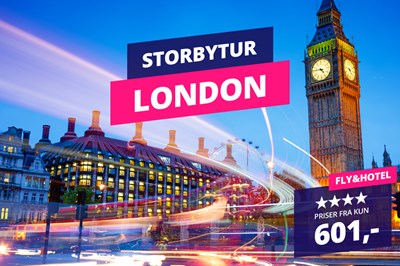 Billig shoppetur til London fra 601,-??? Billig shoppetur til London fra 601,-???