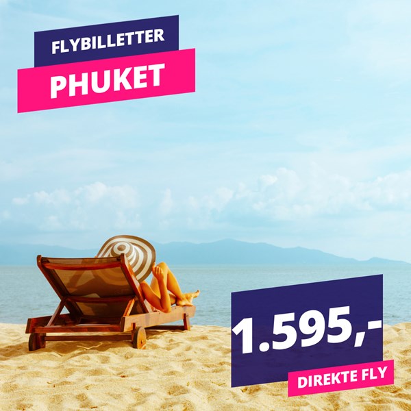 PRISFALD! – Flyv direkte til Thailand med danske charterfly for kun 1.595,-