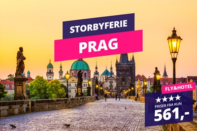 Forlænget weekend i Prag fra kun 561,-
