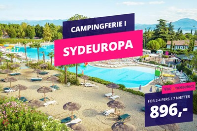 1 uges campingferie fra KUN 896 kroner for 2-4 personer med Vacanceselect☀️