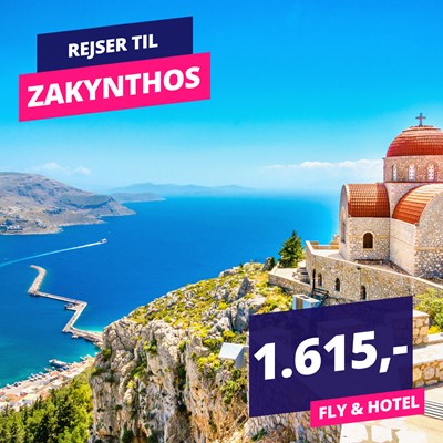 Super skønne rejser til Zakynthos fra KUN 1.615,-