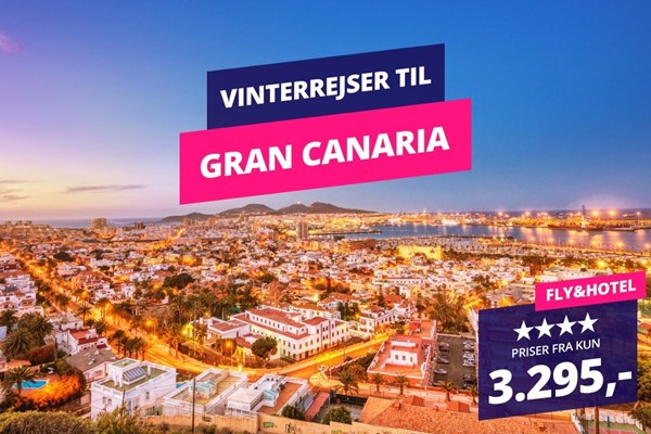4★ Vinterrejser med All Inclusive til Gran Canaria fra 3.295,-