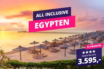 4-stjernet All Inclusive rejser til Egypten fra 3.595,-