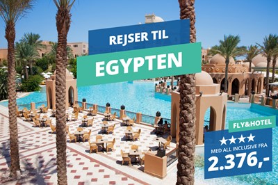 4★ Rejser til Egypten med All Inclusive fra kun 2.376,-