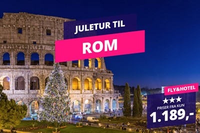 PRISFALD! – Rejs på juletur til Rom i 4 dage fra 1.189,-