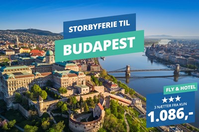 Forårstur til Budapest for en billig pris – 3 nætter med fly og 3★ hotel for kun 1.086,-
