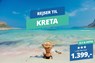 Kreta venter – Book en uges sommerferie med fly og hotel fra 1.399,-