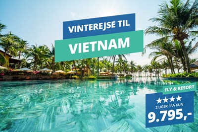 Nyd en herlig badeferie i Vietnam – 2 uger for 9.795,-