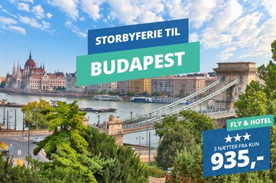 Efterårstur til Budapest – 3 nætter med fly og 3★ hotel for KUN 935,-