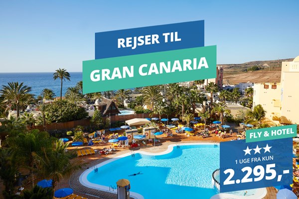 Spar 56% – Rejs til Gran Canaria i december for 2.295,-