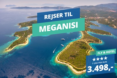 Oplev den smukke natur på Meganisi og nyd 7 nætter på et lækkert 4* resort med Mini All Inclusive & Ø-All Inclusive fra kun 3.498,-