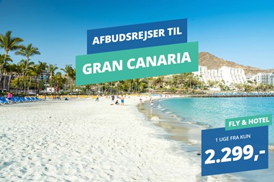 1 uges ferie på Gran Canaria – Afbudsrejser fra 2.299,-