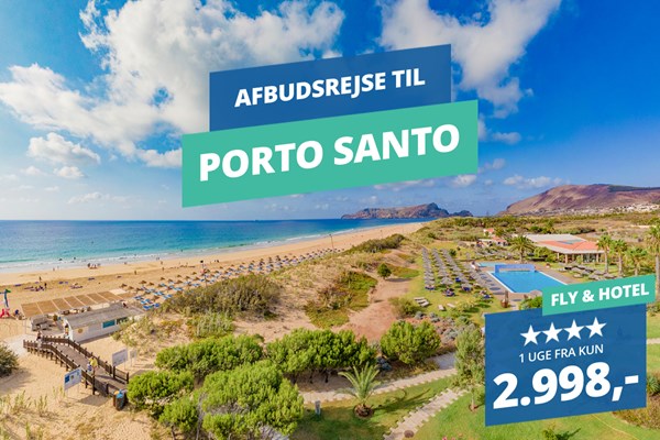 Oplev den smukke natur på Porto Santo og nyd 7 nætter på et lækkert 4* resort med Mini All Inclusive & Ø-All Inclusive fra KUN 2.998,-