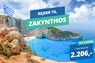 Rejs på 1 uges badeferie til Zakynthos i maj fra KUN 2.206,-