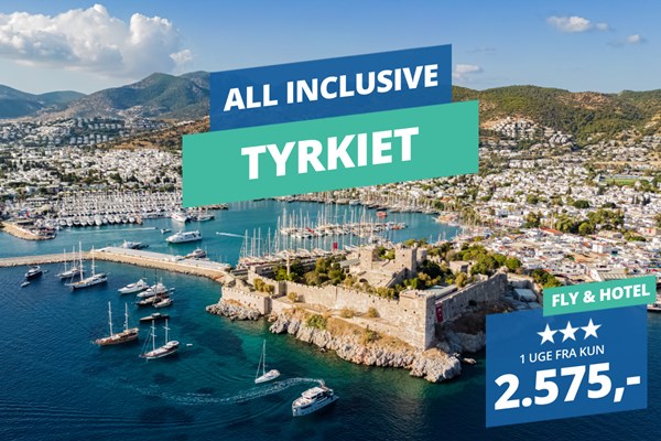Rejs på 1 uges All Inclusive ferie til Tyrkiet i maj fra KUN 2.575,-