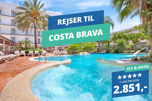 VILDT BILLIGT! Bo en uge på 5★ hotel i Costa Brava inklusiv morgenmad fra 2.851,-